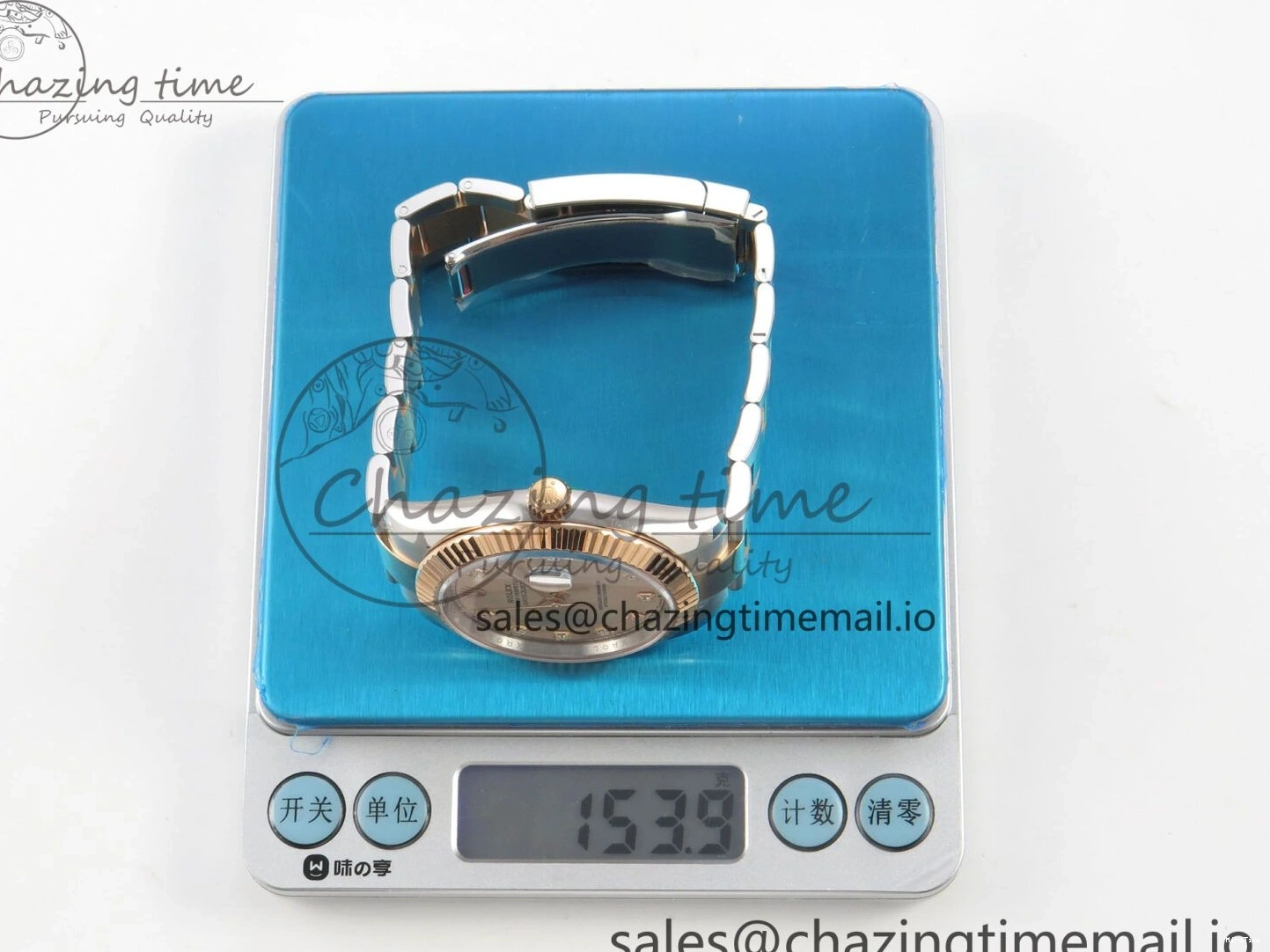 MiroTime 1218 Colorful DateJust 41 126331 SS RG ARF 1:1 Best Edition RG Diamonds Dial on Oyster Bracelet SH3235 (Weighted) 185